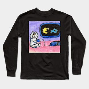 Gamer Kitty Long Sleeve T-Shirt